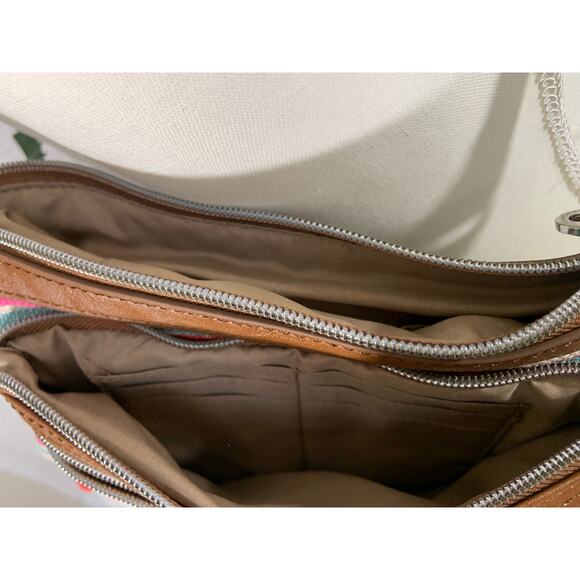 Relic by Fossil Make Today Great Brown and Multicolor Adjustable Crossbody bag - Picture 7 of 10